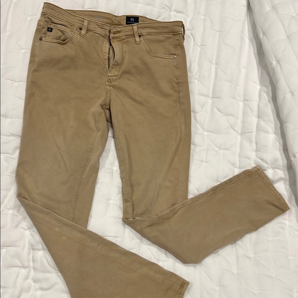 AG Adriano Goldschmied Tan Jeans